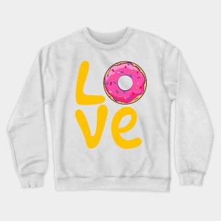 LOVE DONUTS SIMPFNT Crewneck Sweatshirt